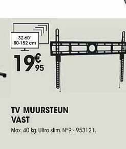 Electro Depot Tv Muursteun Vast aanbieding