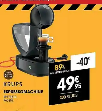 Electro Depot Krups Epressomachine aanbieding