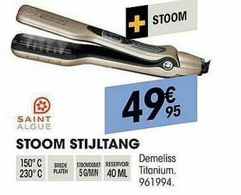 Electro Depot Stoom Stijltang aanbieding