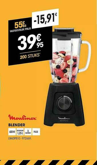 Electro Depot Moulinex Blender aanbieding