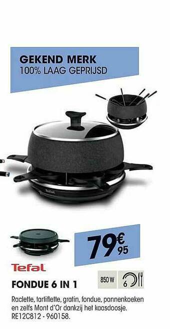 Electro Depot Tefal Fondue 6 In 1 aanbieding
