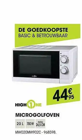 Electro Depot High1one Microgolfoven aanbieding