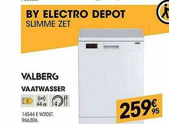 Electro Depot Valberg Vaatwasser aanbieding