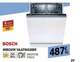 Electro Depot Bosch Inbouw Vaatwasser aanbieding