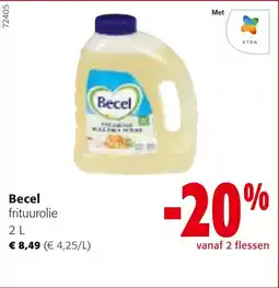 Colruyt Becel frituurolie aanbieding