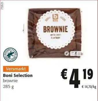 Colruyt Boni Selection brownie aanbieding