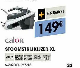 Electro Depot Calor Stoomstrijkijzer Xl aanbieding