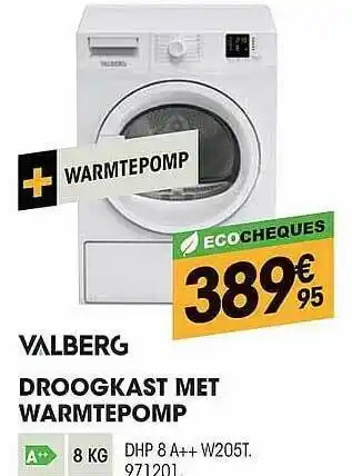 Electro Depot Valberg Droogkast Met Warmptepomp aanbieding