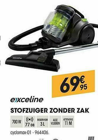 Electro Depot Exceline Stofzuiger Zonder Zak aanbieding