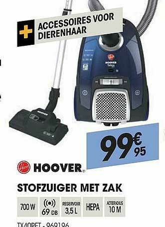 Electro Depot Hoover Stofzuiger Met Zak aanbieding