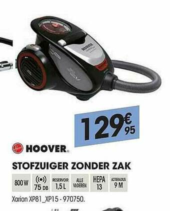 Electro Depot Hoover Stofzuiger Zonder Zak aanbieding