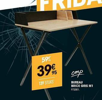 Bureau Brice Gris M1