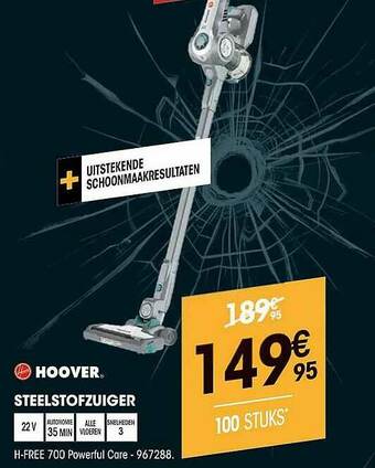 Electro Depot Hoover Steelstofzuiger aanbieding