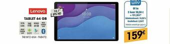 Electro Depot Lenovo Tablet 64 Gb aanbieding
