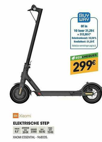 Electro Depot Mi Xiaomi Elektrische Step aanbieding