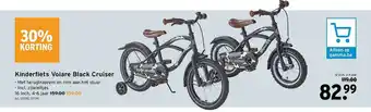 Kinderfiets Volare Black Cruiser