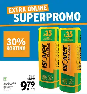 GAMMA Isover Isoconfort Dikte aanbieding