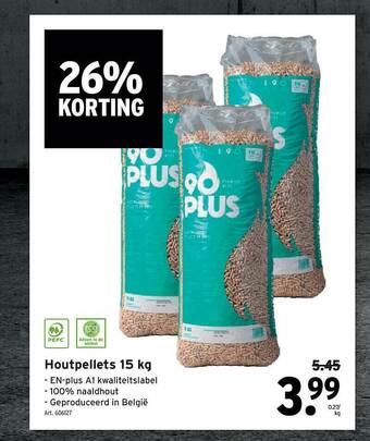 GAMMA Houtpellets 15 Kg aanbieding