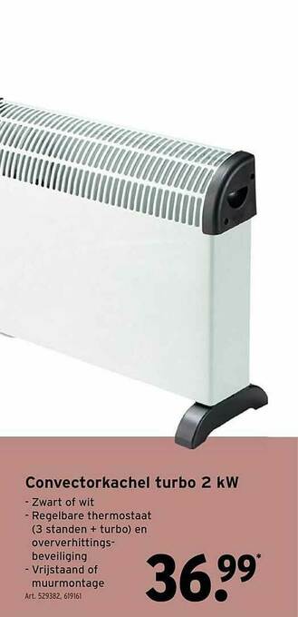 GAMMA Convectorkachel Turbo aanbieding