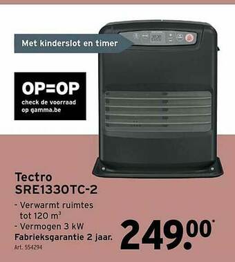 GAMMA Tectro Sre1330tc-2 aanbieding