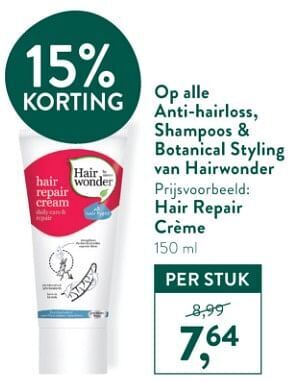 Holland & Barrett Hair repair creme aanbieding