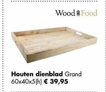 Multi bazar Houten Dienblad Grand aanbieding