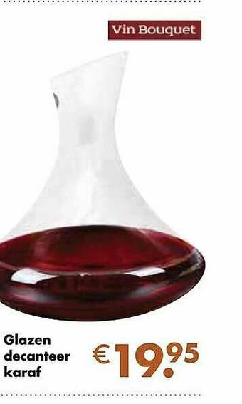 Multi bazar Glazen Decanteer Karaf aanbieding