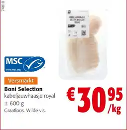 Colruyt Boni Selection Kabeljauwhaasje Royal aanbieding