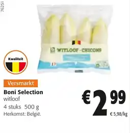 Colruyt Boni Selection Witloof aanbieding