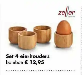 Multi bazar Set 4 Eierhouders aanbieding