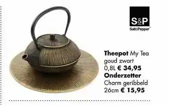Multi bazar Theepot, Onderzetter aanbieding