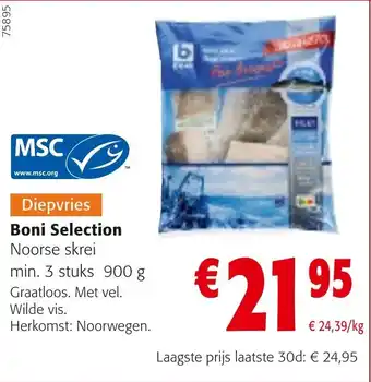 Colruyt Boni Selection Noorse Skrei aanbieding