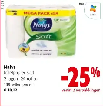 Colruyt Nalys toiletpapier Soft aanbieding