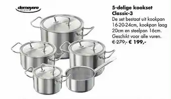Demeyere 5-delige Kookset Classic-3