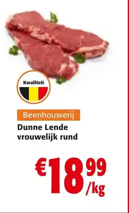 Colruyt Dunne Lende vrouwelijk rund aanbieding