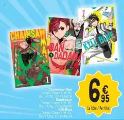 Cora Chainsaw Man, Dandadan, and Kill Blue aanbieding