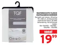 Trafic Waterdichte Fleece Matrasbeschermer aanbieding