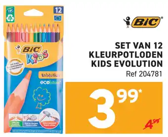 Trafic Set van 12 kleurpotloden kids evolution aanbieding