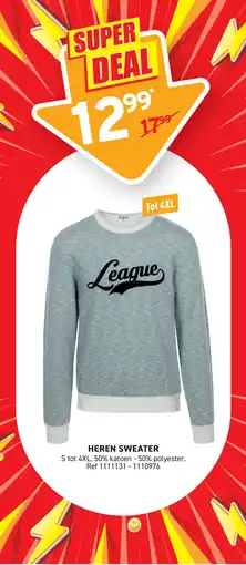 Trafic Heren Sweater aanbieding