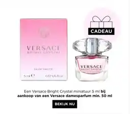 ICI PARIS XL Versace Bright Crystal miniatuur aanbieding