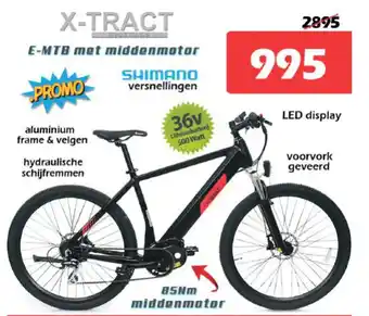 iTEK X-TRACT E-MTB met middenmotor aanbieding