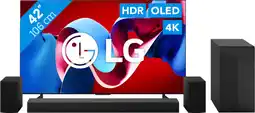 Coolblue LG OLED42C45LA (2024) + Barre de Son aanbieding