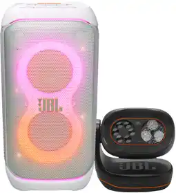 Coolblue JBL Partybox 320 Wit + JBL Partylight Beam aanbieding