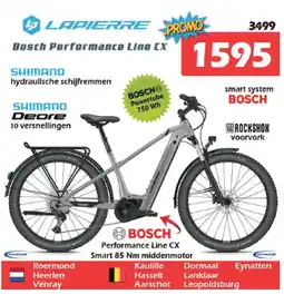 iTEK Lapierre Bosch Performance Line CX aanbieding