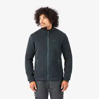 Decathlon Warme fleece wandeljas voor heren SH100 aanbieding