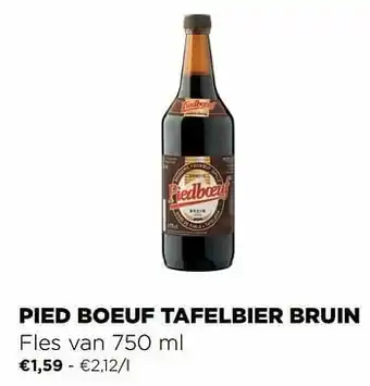Jumbo Pied boeuf tafelbier bruin aanbieding