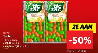 Lidl Tic tac aanbieding