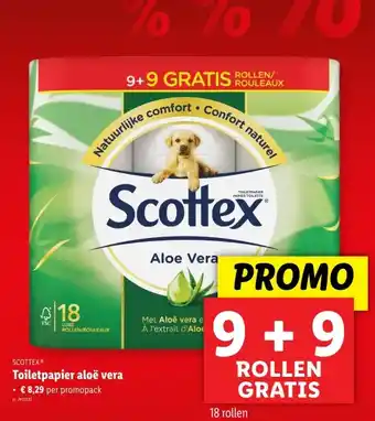 Lidl Toiletpapier aloë vera aanbieding