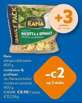 OKay Rana tortellini ricotta en spinazie aanbieding