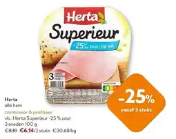 OKay Herta Superieur -25% zout aanbieding